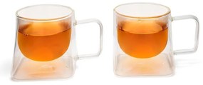 Szklane kubki z podwójną ścianką zestaw 2 szt. 220 ml Otto – Leopold Vienna