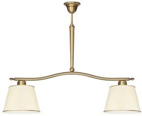 Mosiężny żyrandol dwuramienny YA-S2L