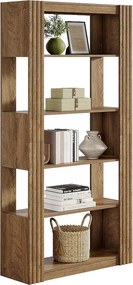 5-poziomowa otwarta półka na książki i regał na książki, wysokość 180 cm, regał stojący na podłodze