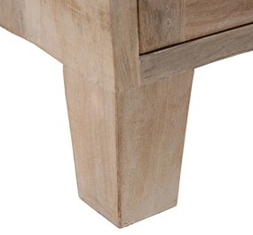 Witryna z litego drewna mango w naturalnym kolorze 160x71 cm – Ixia