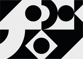 Obraz - Abstrakcja geometryczna N⁰1 (70x50 cm)