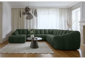 Ciemnozielony narożnik (prawostronny/w kształcie litery U) Shell – Miuform