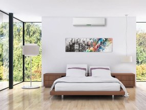 Obraz - Przemysłowe życie (170x50 cm)
