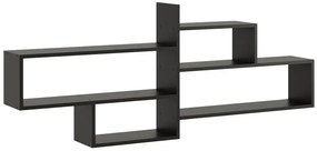 Czarna minimalistyczna półka wisząca - Okri