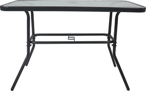 Szklany stół ogrodowy stołowy 110x55