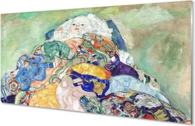 Szklany Panel Kołyska - Gustav Klimt