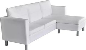Biała elegancka sofa 3-osobowa C9-Z78