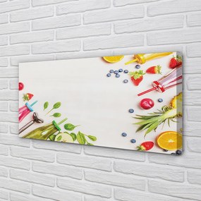 Obraz drukowany na płótnie Zielony Koktajl Witaminowy