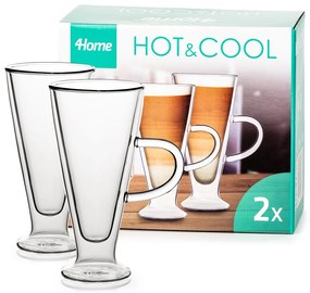 4Home Szklanka termiczna Latte Elegante Hot&Cool, 230 ml, 2 szt.