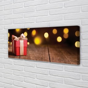 Obraz na płótnie Prezent na Deskach