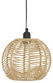 Lampa wisząca CAREN z kloszem z plecionki, Ø 24 cm