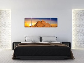 Obraz - piramidy egipskie (170x50 cm)