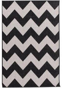 Dywan Modern Chevron black/beige160x230cm