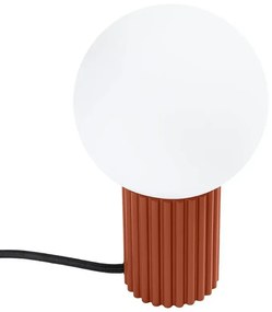 Czerwona nowoczesna lampka nocna - K601-Buble