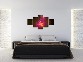 Obraz - abstrakcja spiralna (125x70 cm)