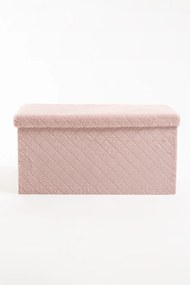 Pufa do przechowywania Dico 76 cm aksamitna