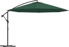 Zielony parasol do ogrodu na wysięgniku Z5-L74