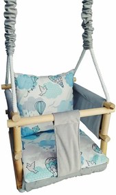 Dziecięca huśtawka welwetowa 6 wzorów D7-L90