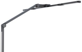 Lampa LED na biurko CLARIO, zacisk, pilot zdalnego sterowania