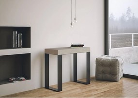 Rozkładany stół konsolowy 90x40/196 cm Tecno Small Premium kaszmir