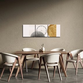 Obraz - Rustic Arches N⁰2 (z zegarem) (90x30 cm)