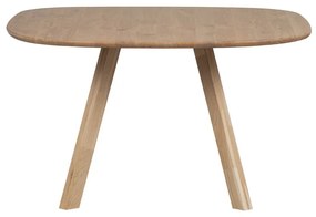 Stół z litego drewna dębowego 130x130 cm Tablo – WOOOD