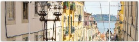 Obraz - Lizbona (170x50 cm)