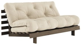 Beżowokremowa rozkładana sofa 160 cm Roots – Karup Design