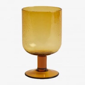 Pack 4 Kieliszków 37 Cl Ze Szkła Gulix Żółta Ochra - Sklum