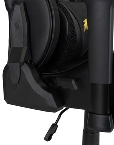 Fotel Gamingowy Obrotowy NEXON Czarny/Żółty Nowoczesny