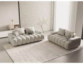 Beżowa sofa 200 cm Linz – Cosmopolitan Design
