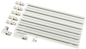 Nowoczesny system oświetlenia szynowego biały 1-fazowy 300cm - Iconic Nowoczesny Oswietlenie wewnetrzne