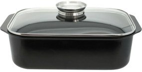 Elo 82840 Basic Brytfanna ze szklaną pokrywką i aromatyzerem Raffinesse 40 x 26 cm