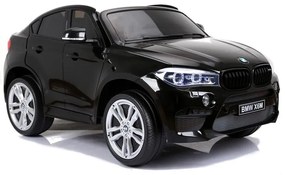 Auto na akumulator bmw x6m czarne dwuosobowy fotel