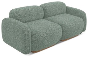 Jasnozielona sofa modułowa 190 cm Ailani – Makamii