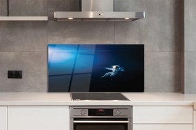 Szkło do Kuchni na Ścianę Astronauta w Otchłani Kosmosu