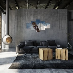 Obraz - Palmowy dramat (125x70 cm)