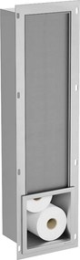 Mexen X-Wall-B magazynek na papier toaletowy, inox - 1915