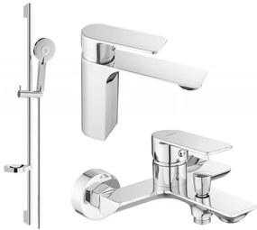 Mexen Alexa DS40 zestaw wannowy, chrom - 71203DS40-00