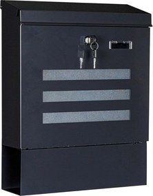 STILISTA Skrzynka na listy ścienna 35 x 44 x 11 cm, stal