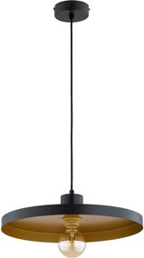 Lampa wisząca na lince ETERI 1xE27/15W/230V czarna/złota