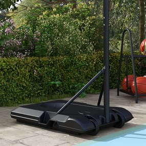 SPORTNOW Kosz do Koszykówki z Podstawą Regulowany 220-250cm | Aosom PL