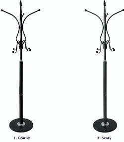 Szary stojący wieszak N7-P02