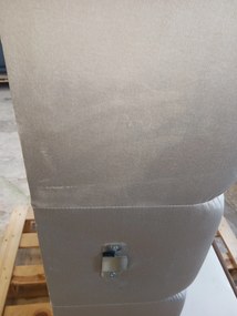 PROMOCJA Rozkładana sofa w kształcie U LIVARO 305x140 cm, kremowa II. jakość