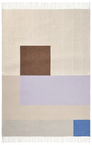 Lawendowo-beżowy koc 125x190 cm Brick – Mette Ditmer Denmark