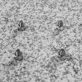 Mobilny stojak na parasole 140 kg - granitowy z kółkami