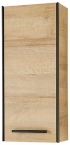 Wisząca szafka łazienkowa w dekorze dębu w naturalnym kolorze 70x30 cm Quickset 395 – Pelipal
