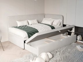 Łóżko dziecięco-młodzieżowe ZUMA z dodatkową powierzchnią spania - 120x200