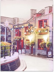 Podświetlany obraz Restauracja, 32 diody LED, 30 x 40 cm