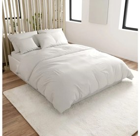 PrzytulneMieszkanie.pl PrzytulneMieszkanie.pl Pościel bawełniana z krepowym wykończeniem LUXERA biała hotelowa kieszeń II.jakość Rozmiar pościeli: 70 x 90 cm | 140 x 200 cm